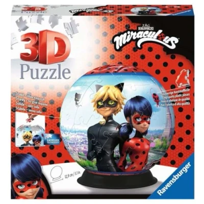 Afbeelding van Ravensburger Miraculous puzzleball 3D Puzzel 72 stukjes