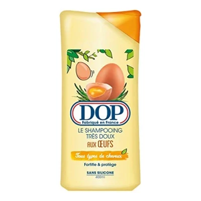 Afbeelding van Dop Zeer milde eiershampoo de fles van 400 ml