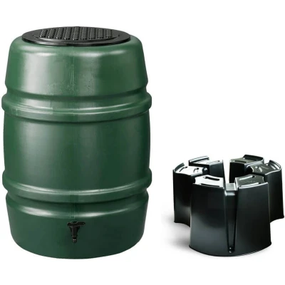 Afbeelding van Regentonset Harcostar 168 Liter Groen + Voet