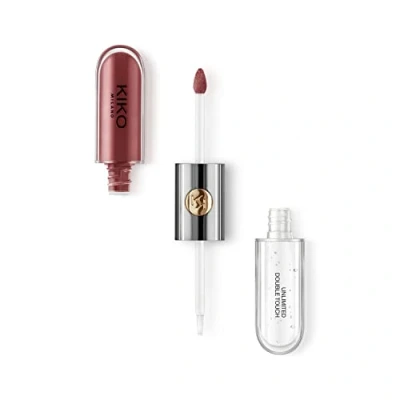 Image de KIKO Milano Unlimited Double Touch 104, Rouge À Lèvres Liquide En 2 Étapes, Fini Lumineux. Tenue Jusqu’À 12 Heures. Base Colorée Sans Transfert