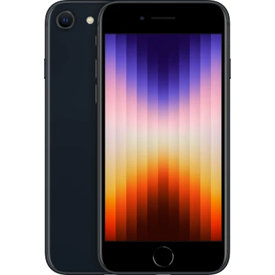 Image de Apple iPhone SE 2022 256GB Noir avec Proximus contrat 150 mn + 5000 Mo 4G
