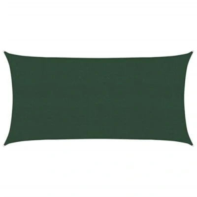 Afbeelding van vidaXL zonnezeil, UV bescherming, tuin, terras, balkon, buiten, 160 g/m², donkergroen, 4 x 5,8 m, HDPE