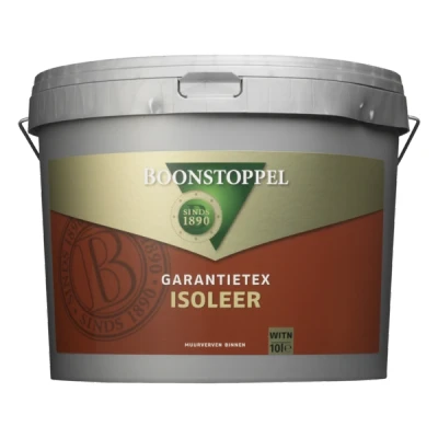 Afbeelding van Boonstoppel Garantietex Isoleer 10 Liter op Kleur (alleen lichte kleuren) Mat Binnen