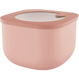 Afbeelding van Guzzini Eco Store&amp;more&#039; Opbergdoos (diep) 1550ml Peach Blossom Pink