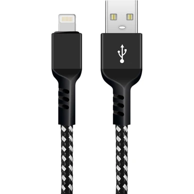 Afbeelding van Maclean Kabel USB Gegevensoverdracht, 5V/2.4A, Zwart, Lengte 2m, MCE481