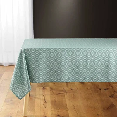 Afbeelding van Rechthoekig tafelkleed met print GEOLINE, 140 x 240 cm