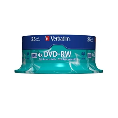 Afbeelding van Verbatim 43639 DVD RW 4,7 GB 25 stuks