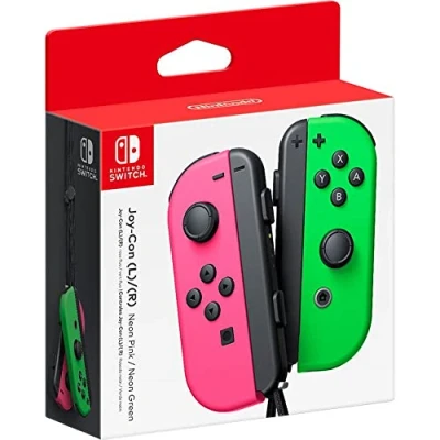 Afbeelding van Nintendo Joy Con Controller Pair (Neon Green/Neon Purple) Switch
