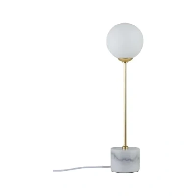 Afbeelding van Paulmann Neordic Moa 79661 Tafellamp LED G9 10 W Marmer, Wit, Goud