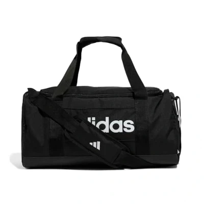 Image de adidas Mixte Essentials Linear Duffel Bag, Black/Black/White, S