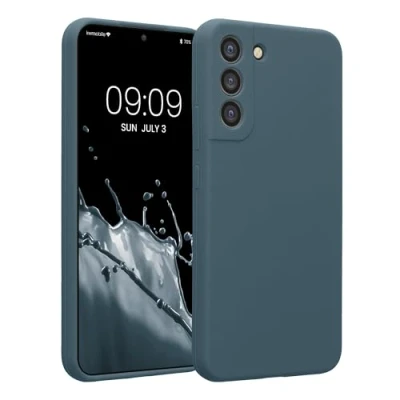 Afbeelding van kwmobile Housse compatible avec Samsung Galaxy S22 Plus coque de téléphone protection souple en TPU silicone ardoise foncée