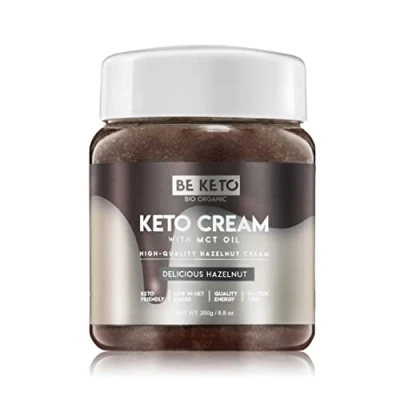Afbeelding van Be Keto Hazelnoot Crème met MCT olie Plantaardige Tartinade voor Vegan Friendly Food Glutenvrij 250 g