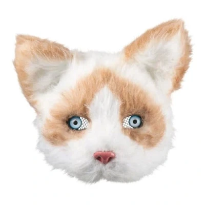 Afbeelding van Boland Pluchen halfmasker Kat Volwassenen Dieren