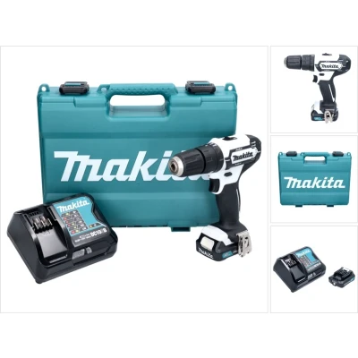 Afbeelding van Makita HP333DSAW Accu klopboor/schroefmachine 2 snelheden Incl. accu, lader, koffer