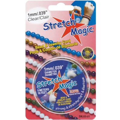 Afbeelding van Stretch Magic Elastiek 1 mm Transparant 5 m