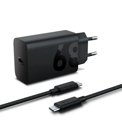 Afbeelding van Lenovo USB C Wall Charger 68W Zwart