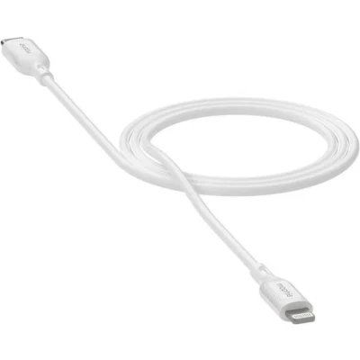 Afbeelding van Mophie Essentials USB C naar Lightning Kabel 60W 3 Meter Wit
