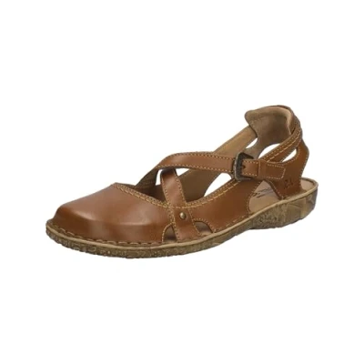 Afbeelding van Josef Seibel Outdoorsandalen, Dames, Maat: 37, Cognac Leer