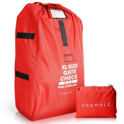 Afbeelding van BRAMBLE Kinderwagen Reistas Buggy (Rood) Stroller Bag Transporttas voor Vliegtuig Travel 120 x 60cm