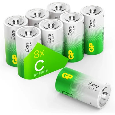 Afbeelding van 8 x C batterijen (LR14) 1,5 V GP extra uitstekende looptijd LR14 / 14 AU V.