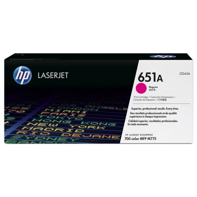 Image de HP 651A toner LaserJet magenta authentique