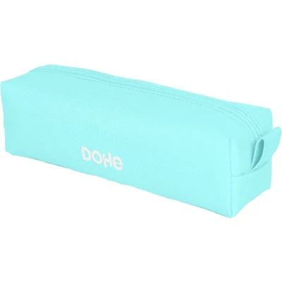 Afbeelding van DOHE Eenvoudig schooletui 1 vak, veelzijdig rechthoekig etui, 21 x 5 6 cm, ritssluiting, gemaakt van duurzaam polyester Serenity Groen, Eenpersoons (1,