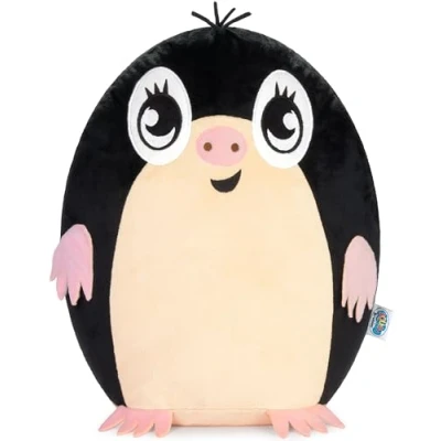 Afbeelding van SQUISHBRUBIES Marvin de Mol Superzachte Pluche Knuffel Kawaii Squishy Speelgoed 35 cm Zwart