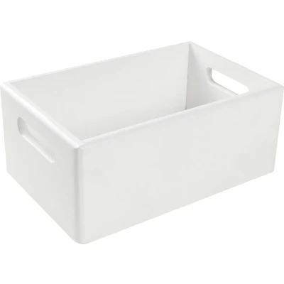 Afbeelding van Creative Deco Grote Houten Opbergkist Wit 30 x 20 14 cm Ongeverfd
