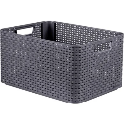 Afbeelding van Curver Style Opbergmand 30L Antraciet