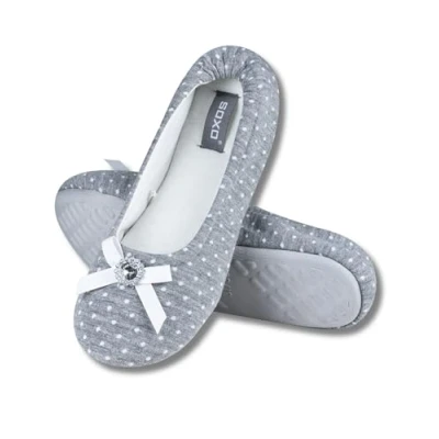 Afbeelding van soxo Zachte damespantoffels, ballerina&#039;s, comfortabele pantoffels, 2 maten