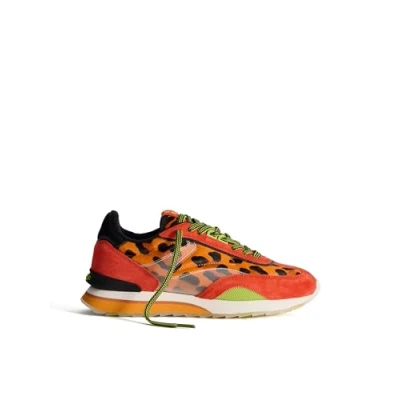 Afbeelding van The Hoff Brand Orange Lady Sneakers Ponyhair Dames Multi Maat 37
