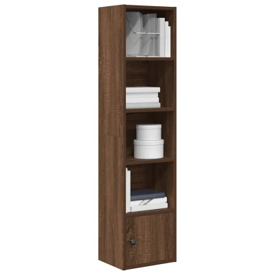 Afbeelding van vidaXL Boekenkast 31x24x127 cm bewerkt hout bruin eikenkleurig