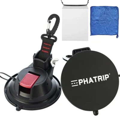 Afbeelding van PHATRIP 2 stuks grote campingzuignappen tot 25 kg extra sterke zuignappen voor camping, camper, tent, auto, luifel, autospanner