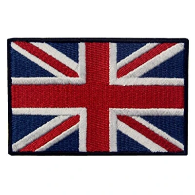 Afbeelding van Geborduurde patch Britse vlag Union Jack in kleur