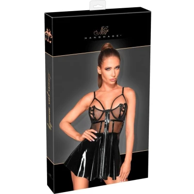 Afbeelding van Vinyl Mini Jurk L