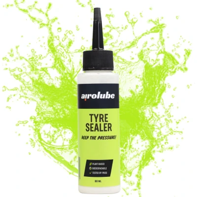 Afbeelding van Plant Based Tubeless Sealant Airolube Tyre Sealer 80ml Biologisch Afbreekbaar Milieubewuste Keuze Anti Lek Vloeistof Afdichtmiddel