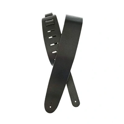 Afbeelding van D&#039;Addario Gitaarband 25BL00 zwart Classic Leather Collection