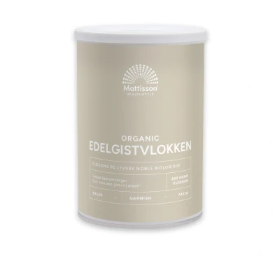 Afbeelding van Mattisson Biologische Edelgistvlokken met Vitamine B 200 g