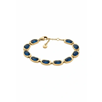 Afbeelding van Skagen Sofie SEA Glass Armband goldcoloured, Dames, Maat: One Size, Gold/coloured