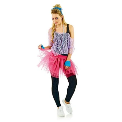 Afbeelding van Fun Shack Dames tutu kostuum, jaren 80, Eén maat