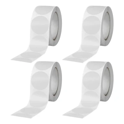 Afbeelding van 2000 stuks ronde transparante stickers, 20 mm afdichtingsetiketten, geschenkdoosetiketten.