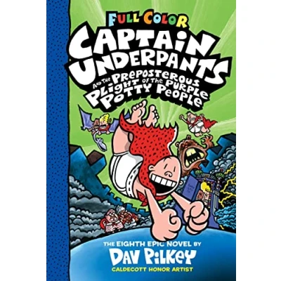 Afbeelding van Captain Underpants and the Preposterous Plight of Purple Potty People: Color Edition (Captain #8)