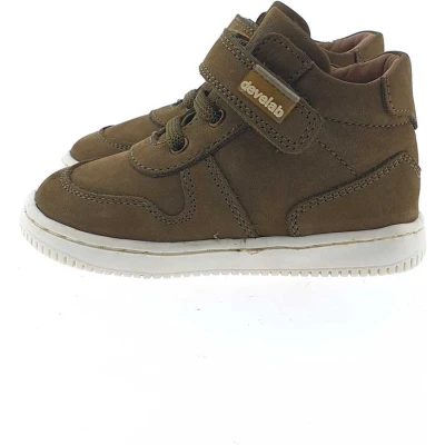 Afbeelding van Develab 45831 Hoge sneakers Jongens Groen Maat 21