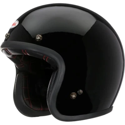 Afbeelding van Bell Custom 500 Black Open Face Helmet L Maat Helm
