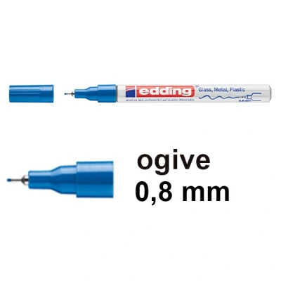 Image de edding 780 paint marker Lackmarker, bleu, largeur de tracé: 0,8mm