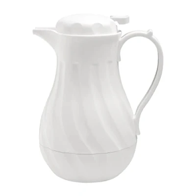 Afbeelding van Olympia Swirl thermoskan wit 2L
