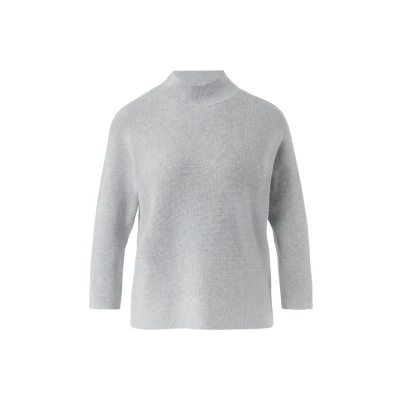 Afbeelding van comma Trui, Dames, Maat: 36, Grau meliert
