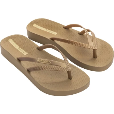Afbeelding van Ipanema Japonki Bossa SOFT V FEM Teenslippers, Dames, Maat: 35/36, Beige gold Kunststof