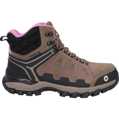 Afbeelding van HI TEC Vlite Explorer WP Womens Outdoorschoenen, Dames, Maat: 40, Brown/lilac Leer/ synthetisch