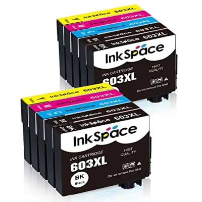 Afbeelding van InkSpace 603 XL vervangende inktpatronen voor Epson 603XL compatibel met Expression Home XP 3100 4100 2100 2105 3105 4105 Workforce WF 2810 2830 2835 2850